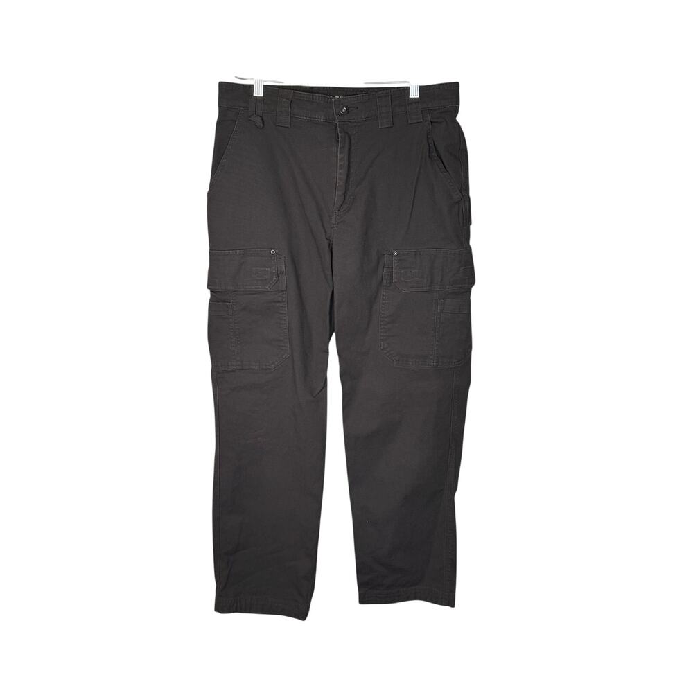 Duluth Trading Men's Brown DuluthFlex Fire Hose Cargo Work Pants 34x32
